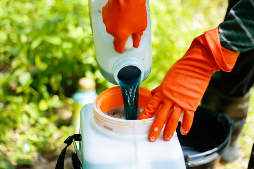 Mistura de pesticidas