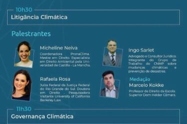 Participação no Seminário “Advocacia Pública, Meio Ambiente e Emergência Climática”