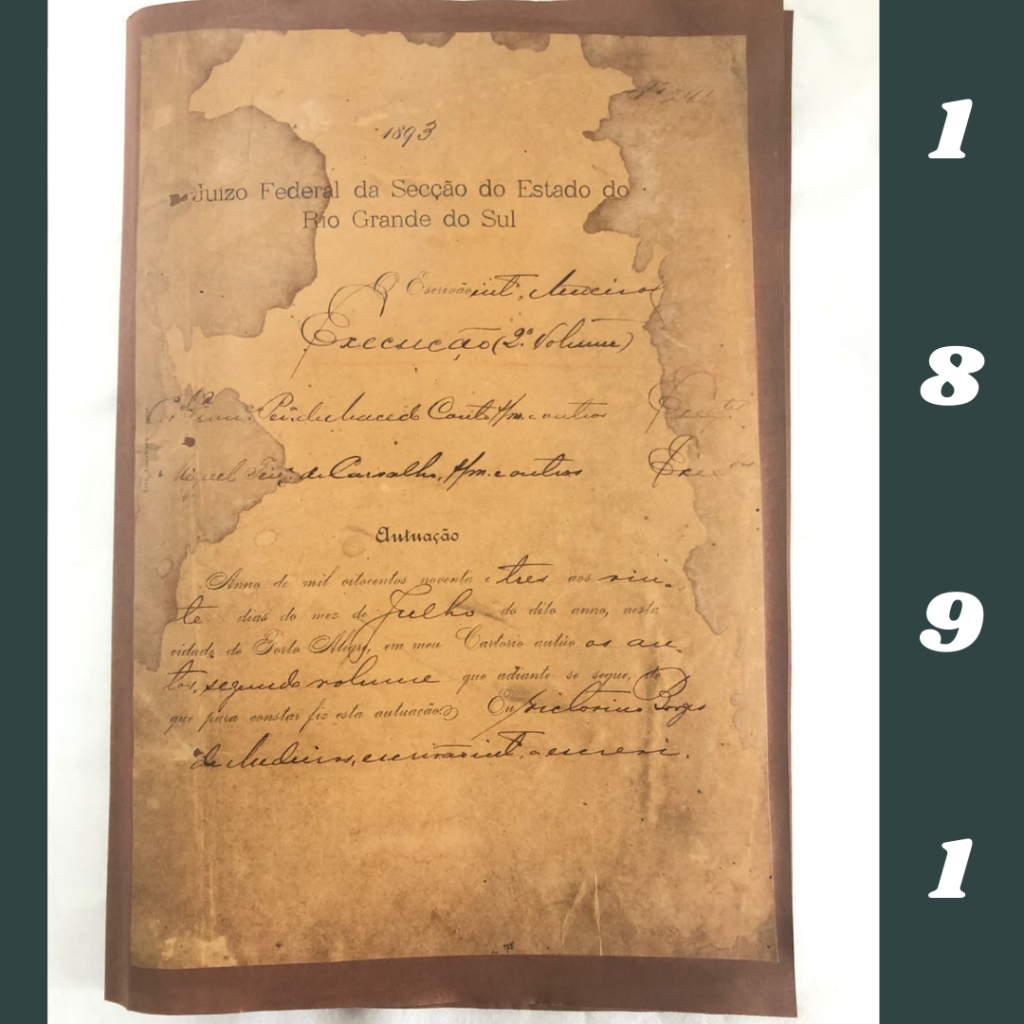 Imagem da capa do processo antigo
