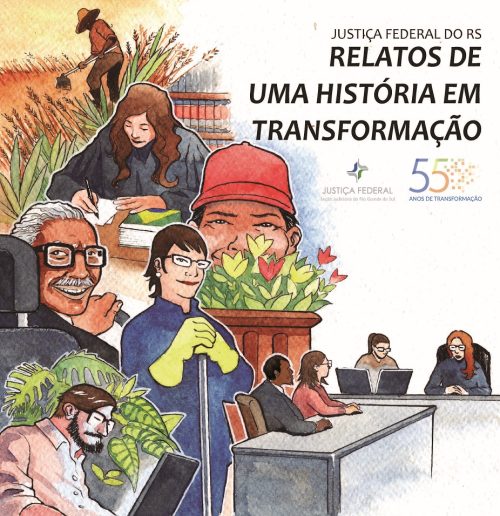 Capa do livro JFRS 55 anos