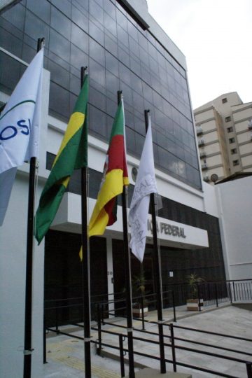 Sede atual da Justiça Federal em Bento Gonçalves, Rua 13 de Maio, nº 310, Centro
